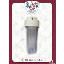 Huzursu Şeffaf Filtre Kabı-10 Inç Arıtma Housing-Çift Contalı