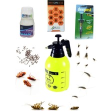 Belirtilmemiş Kalorifer Böceği Gümüş Böceği Sinek Ilaçlama SETI/K-OTHRENESC50/DELTACAPSCS50/DEEPEST Jel/2lt Pompa