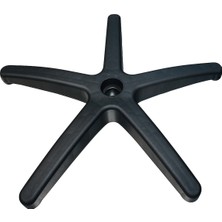 Ofisbazaar Plastik Yıldız Ayak Siyah