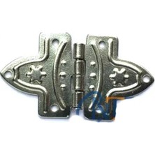 Pileli Store Yonca Menteşe - Küçük 17X32 Mm, Nikel, 100 Adet