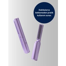 TeknoKapsül Taşınabilir Saç Düzleştirici Tarak – Ayarlanabilir Isı Kontrollü