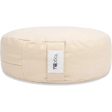 Yogabu Karabuğday Kabuğu Dolgulu Meditasyon Minderi-Bej