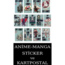 Gerekli Şeyler Yayıncılık Spy x Family 1-2-3-4-5-6-7-8-9-10-11-12-13 Manga Seti (13 Kitap) / Anime-Manga Sticker ve Kartpostal Hediyeli