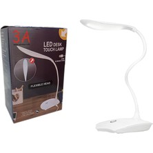 3A USB ve Pilli Masa Lambası LED Dokunmatik Işıklı Taşınabilir Lamba