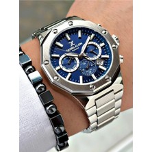 Daniel Klein Silver Renk Fonksiyonlu&takvimli Çelik Kordon Erkek Kol Saati