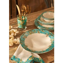 Bella Maison Van Gogh Almond Blossom Porselen Salata Kasesi Turkuaz (29 Cm)