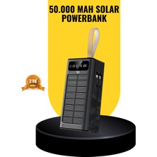 MiraLive Taşınabilir Güneş Panelli Powerbank Çoklu Cihaz Şarj Destekli