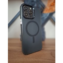Epro iPhone 15 Pro Max Uyumlu Magsafe Şarj Özellikli Yüksek Kalite Darbe Emici Tpu-Pp Mat Kılıf
