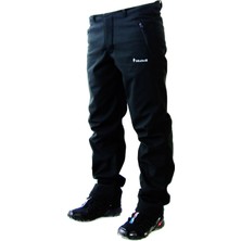Mudwill Softshell Erkek Outdoor Pantolon Siyah Rüzgar ve Su Geçirmez Özellikli S Beden