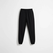 DAXİS Sportwear Company DAXİS Kadın Siyah Renk Eşofman Altı Yüksek Bel Cepli %80 Pamuk %20 Polyester Rahat Kullanım