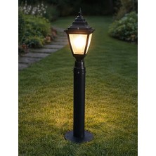 97 cm Kare Direkli Bahçe Armatürü - Bahçe Lambası