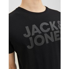 Jack & Jones Jjecorp Logo Tee Ss O-Neck Black Small 12151955-BLS