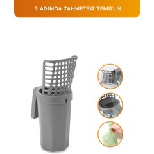 Pikas Yeni Nesil Mor Kedi Kumu Küreği Gri