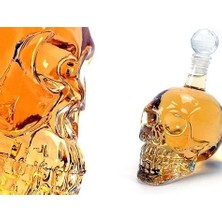 MiraLive Crystal Head Kuru Kafa Cam Şişe 350 ml