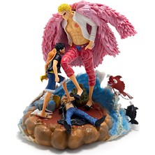 MiraLive Anime One Piece Luffy ve Donquixote Figürü