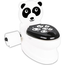 Pilsan Eğitici Eğlenceli Panda Tuvalet Beyaz Renkli Ergonomik Tasarıma Sahip Çocuklar İçin