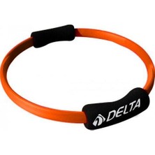 Delta Dura-Strong 35 Cm Turuncu Pilates Çemberi Setli Kullanım Amacı ile Rahat Egzersiz İmkanı