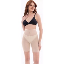 MiraLive Ten Mı Emay 2705 Lazer Tül Toparlayıcı Paçalı Boxer Hayalet Korse