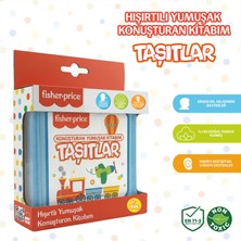 Fisher-Price Konuşturan Bebek Kitabı Hışırtılı Sesli, Duyusal, Zeka Gelişim 0-3 Yaş Kitap Eğitim Seti (Taşıtlar)