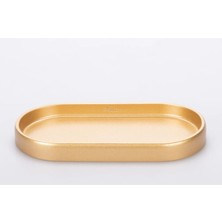 Selim Tiny Oval Tepsi Altın