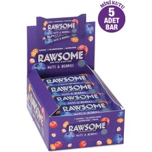 Rawsome Orman Meyveli Glutensiz ve Vegan Kuruyemiş Barı 40G x 5 Adet
