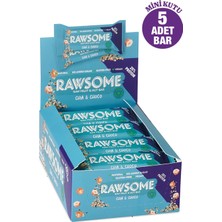 Rawsome Chia ve Kakao Çekirdekli Glutensiz ve Vegan Protein Bar 40G x 5 Adet