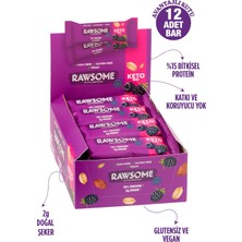 Rawsome Ketojenik Berry Protein Bar 12 Adet