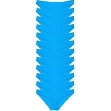 Miray Life 12 Adet Süper Eko Set Likralı Kadın Slip Külot Mavi