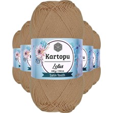 MiraLive 5 Adet Lotus Bikini Büstiyer Bluz Örgü Ipi  K837 Ten