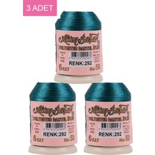 MiraLive 3 Adet Altınbaşak Oya ve Dantel Ipi 20 gr - Royaleks - No: 292