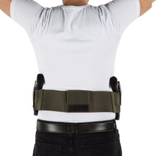 Tugan Korse Tabanca Kılıfı -Çift Tabanca Kılıflı Çift Şarjörlüklü Haki