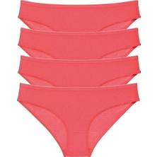 Miray Life 4 Adet Süper Eko Set Likralı Kadın Slip Külot Kırmızı
