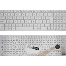 Notespare Asus Uyumlu Vivobook X540UP-GO035T, X540UP-GO071T, X540UV-DM216T Klavye Tr Beyaz