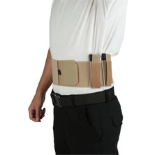 Tugan Korse Tabanca Kılıfı Çift Şarjörlüklü Kelepçelikli Bej