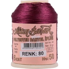 MiraLive Altınbaşak Oya ve Dantel Ipi 20 gr - Royaleks - No: 080