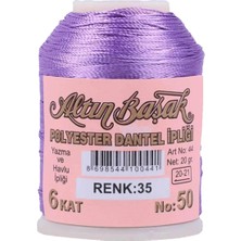 MiraLive Altınbaşak Oya ve Dantel Ipi 20 gr - Royaleks - No: 035