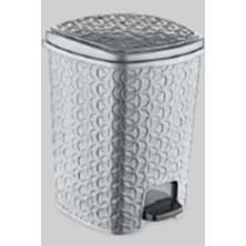 MiraLive Rattan Star Pedallı Çöp Kovası 12 Lt. ROYALEKS-E248