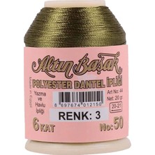 MiraLive Altınbaşak Oya ve Dantel Ipi 20 gr - Royaleks - No: 003