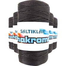 MiraLive 5 Adet Polyester Makrome Ipi Syh Siyah 100 gr