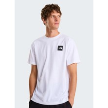 The North Face NF0A8G9CFN41-EVOLUTION Box Half Dom Beyaz Yuvarlak Regular Fit Düz Erkek T-Shirt