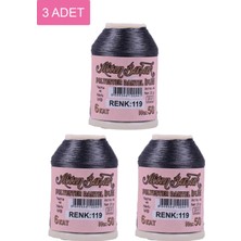 MiraLive 3 Adet Altınbaşak Oya ve Dantel Ipi 20 gr - Royaleks - No: 119