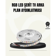 TeknoKapsül Tv Arkası LED Şerit Işık Otomatik Açma Kapama Özellikli 2mt
