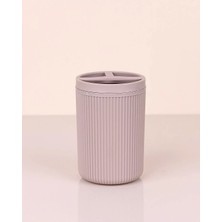 MiraLive Çizgili Yuvarlak Diş Fırçalık