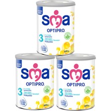 Sma Optipro 3 Probiyotik Toz Devam Sütü 800 gr x 3 1-3 Yaş İçin Sütlü İçerik
