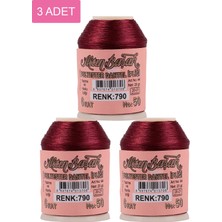 MiraLive 3 Adet Altınbaşak Oya ve Dantel Ipi 20 gr - Royaleks - No: 790