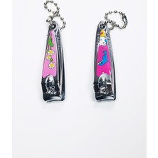 MiraLive 2 Adet Renkli Desenli Figürlü Tırnak Makası 5,5 cm