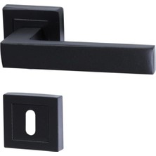Nobel Avanti Mat Siyah Kapı Kolu Ergonomik Tasarım ve Şık Görünüm ile 1 Takım Oda İçin