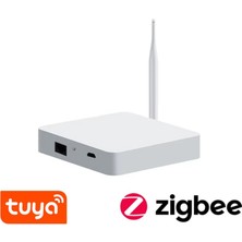 bilteknik Tuya Zigbee Lan Gateway Akıllı Ev Hub – Harici Antenli, 30-50M Kapsama