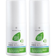 Lr Aloe Vera Roll-On Deodorant 50 ml Kadın Erkek İçin Hassas Koruma 2'li Set