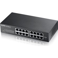 Erdo Ticaret Zyxel GS1100-16 V3, 16 Port, Gigabit, Yönetilemez, Masaüstü Switch